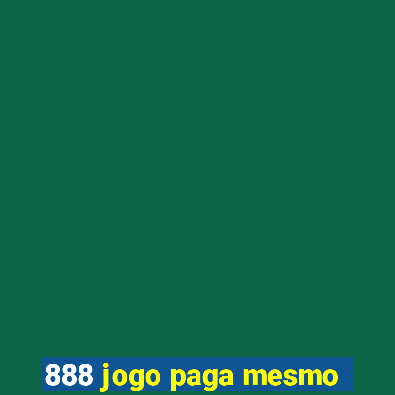 888 jogo paga mesmo